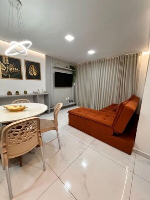 Apartment | Living area - Flat Tambaú aproveite com sua família  (Joao Pessoa)