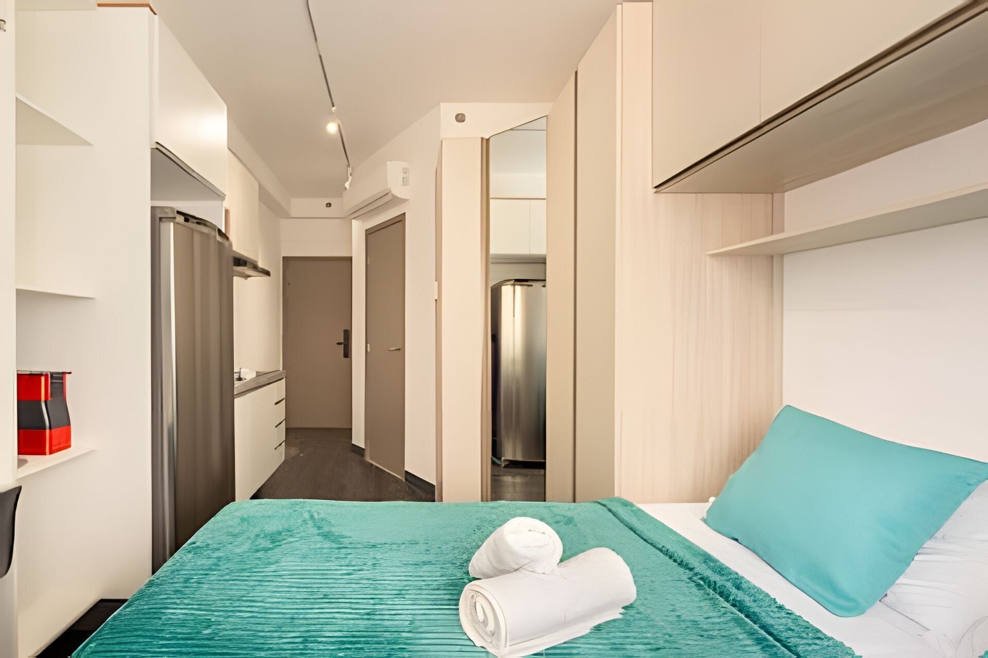 Comfort Studio | Blackout drapes, free WiFi, bed sheets