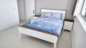2 bedrooms, iron/ironing board