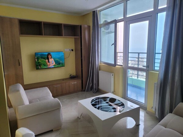Living area - Panoramic View Apartment--Seaside (Batumi)