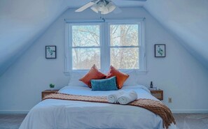 5 chambres, fer et planche à repasser, lit parapluie, Wi-Fi gratuit