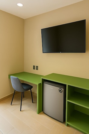 Chambre Double | Literie hypoallergénique, minibar, bureau