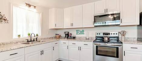 Microwave, oven, stovetop