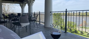 Welcome to the Banks of Aurora - A Charming River View Home in Downtown Aurora