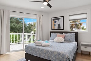 House, Multiple Beds, Patio, Garden View (220 Christmas Tree Lane) | 5 bedrooms, individually decorated, individually furnished, bed sheets - Seas & Greetings! 5BR 4BA House! Elegant Coastal Living Near the Shore (Panama City Beach)