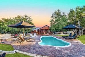 Pool - Hilltop Oasis w/Pool, Hot Tub, Fire Pit + Views (Dripping Springs)