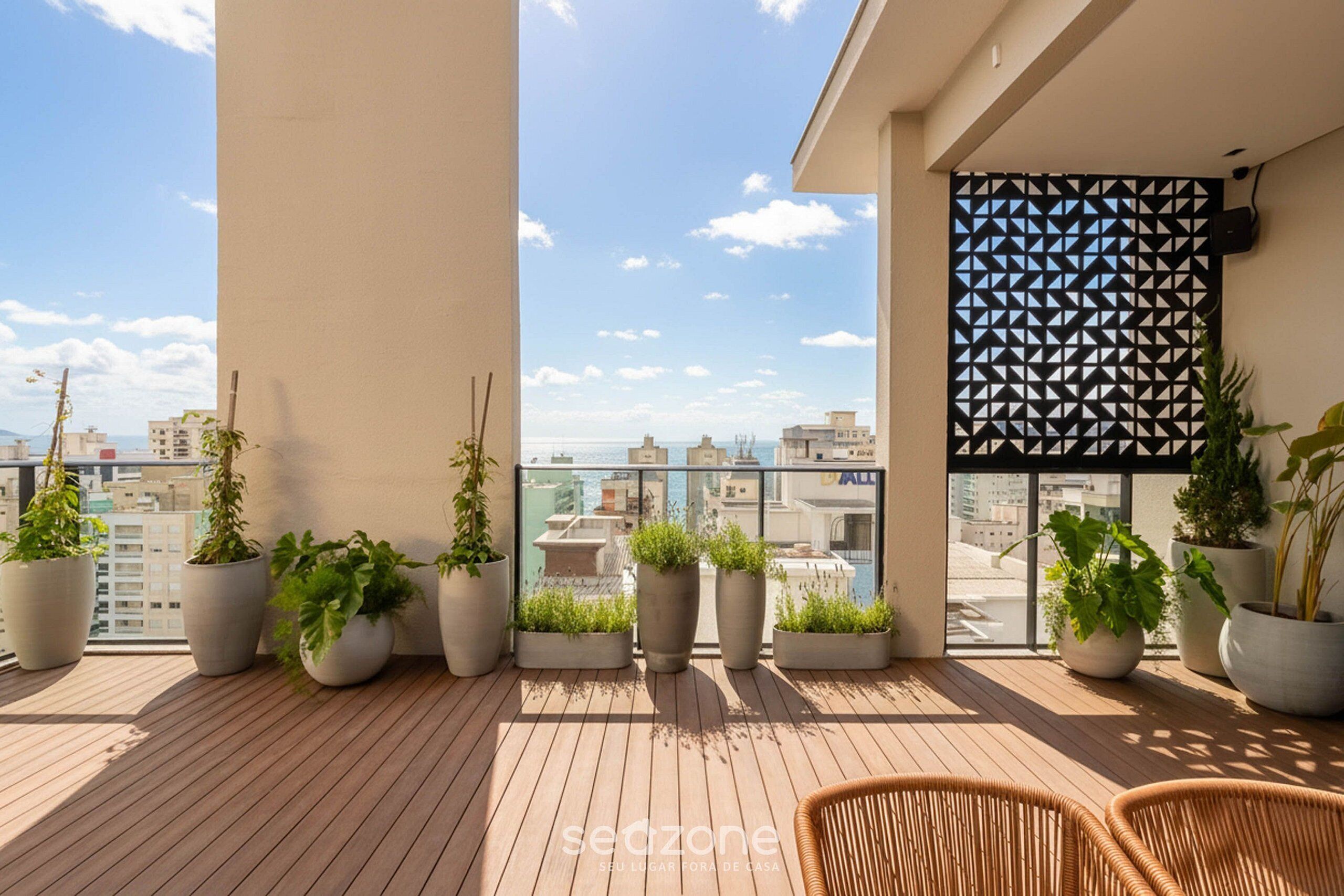 Apartamento básico | Terraço/pátio
