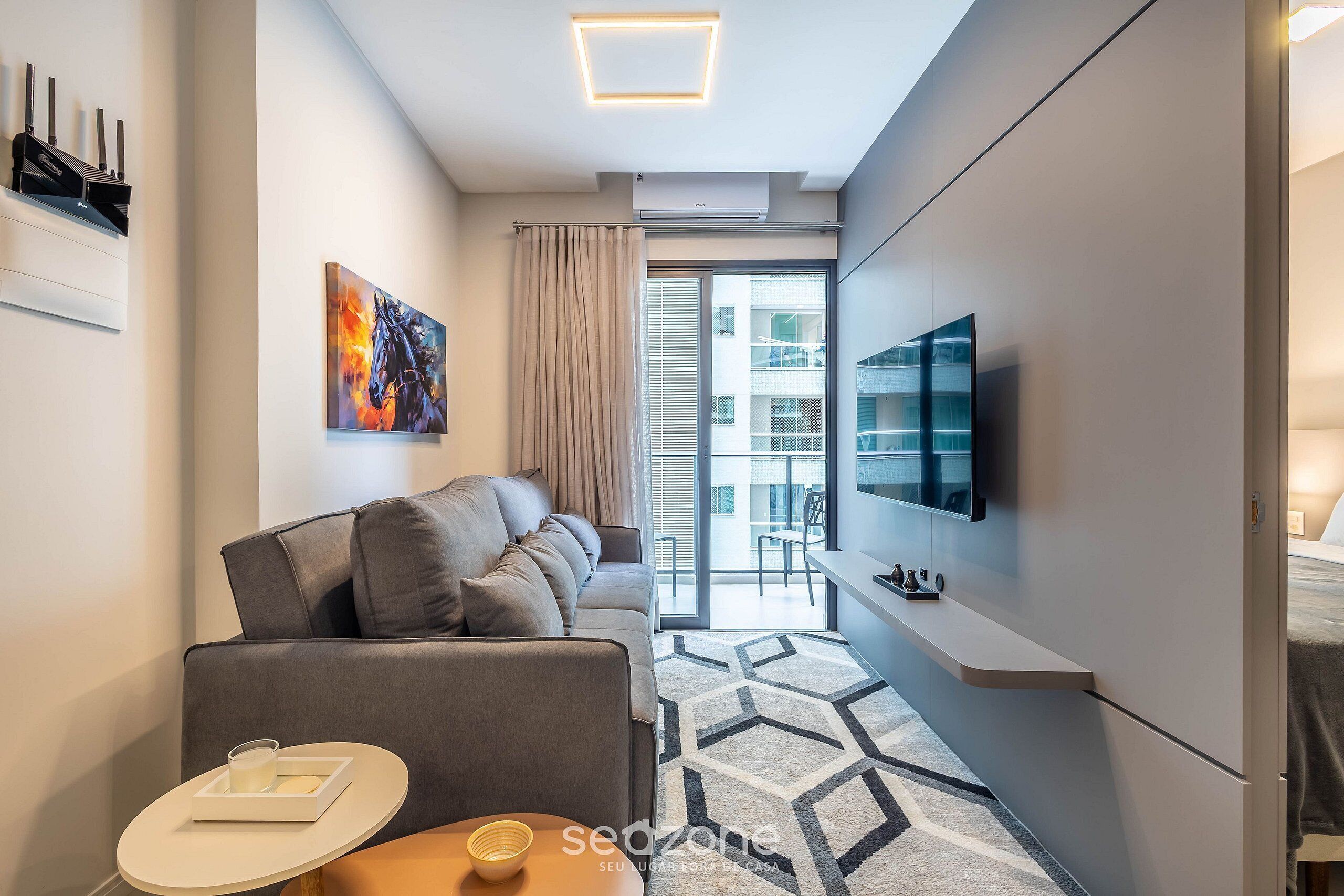 Apartamento básico | Área de estar