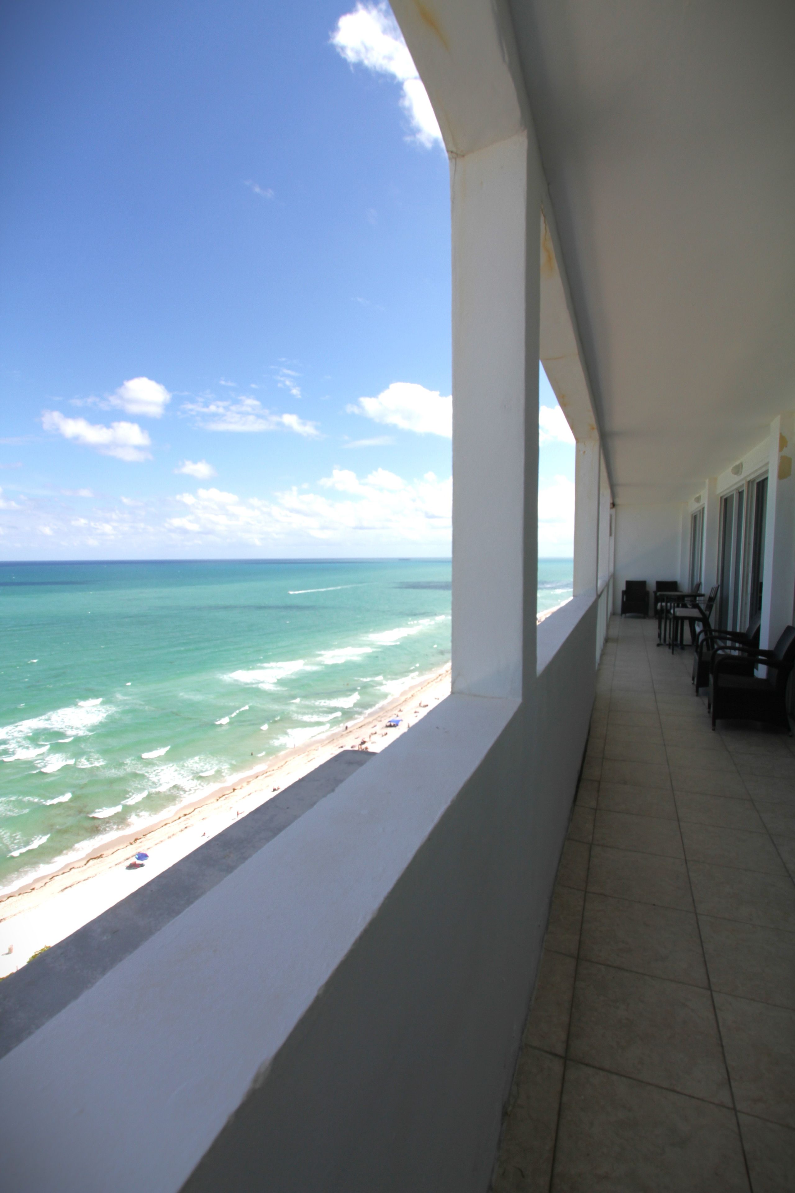 Uitzicht vanaf balkon