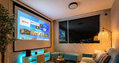Apartment : private cinema : View : WiFi : Alexa : Capacity 4 persons