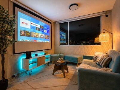 Apartment : private cinema : View : WiFi : Alexa : Capacity 4 persons
