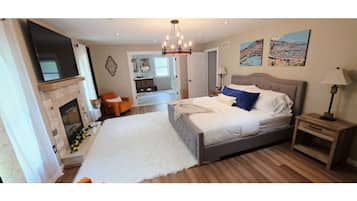 6 chambres, coffres-forts dans les chambres, bureau