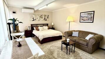 1 habitación, tabla de planchar con plancha, wifi y ropa de cama