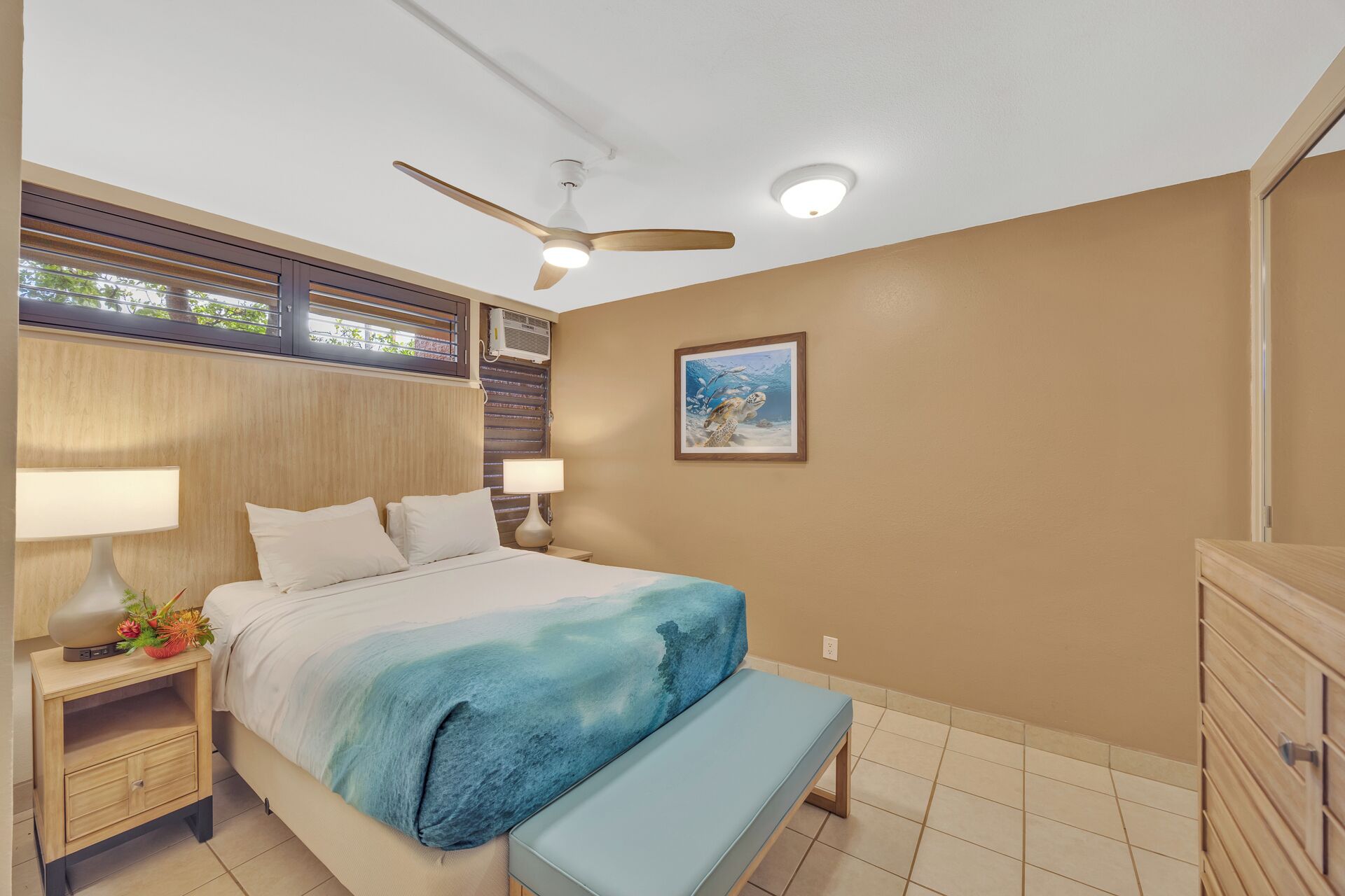 Classic Condo, 1 Bedroom, Lanai, Ocean View | Iron/ironing board, free WiFi, bed sheets