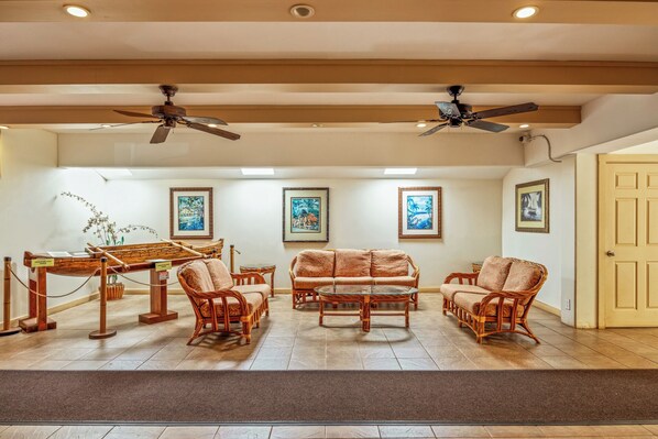 Lobby sitting area