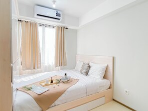 Standard Apartment - Warm Neutral Studio Room At Meikarta Apartment (Cikarang)