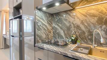 Apartamento standard | Cozinha privada | Chaleira elétrica