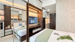 Standard Apartment - Earth Tone Studio Apartment At Transpark Bintaro (South Tangerang)