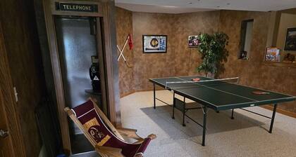 Luxury 5-bedroom 5000 sq ft house on wooded lot in Geneseo, rec & fitness rooms