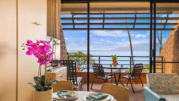 Klassiek appartement, 1 slaapkamer, veranda, uitzicht op oceaan | Veranda