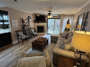 TV connectée, cheminée