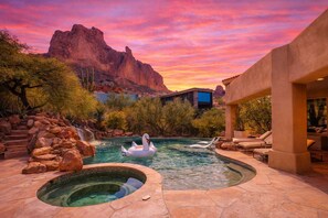 Beheizter Pool