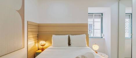 1 slaapkamer, een strijkplank/strijkijzer, reisbedje, wifi