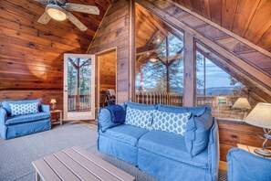 Smart TV, fireplace, video games, DVD player