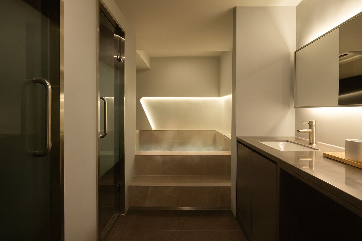 Bain à remous intérieur