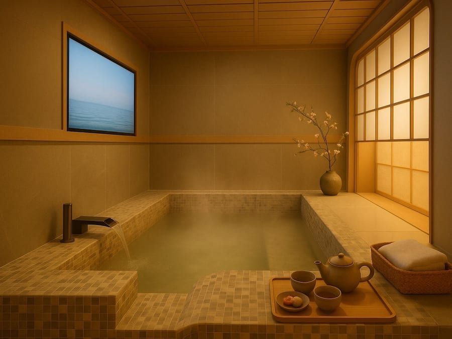 First Class | Banheira de hidromassagem particular