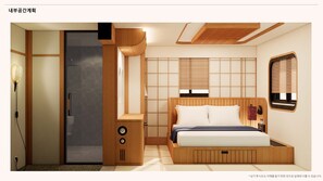 Quarto casal standard | Escrivaninha, Wi-Fi de cortesia