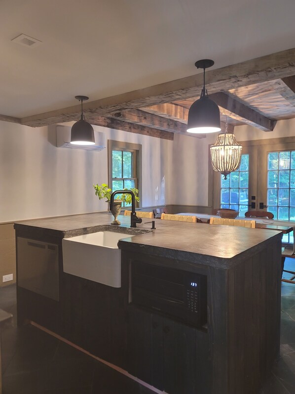 Interior - The Surveyor's House,  1820s restored farmhouse  (Sandyston)