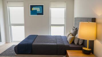 Departamento, 2 habitaciones | Sábanas de algodón egipcio, ropa de cama de alta calidad y escritorio