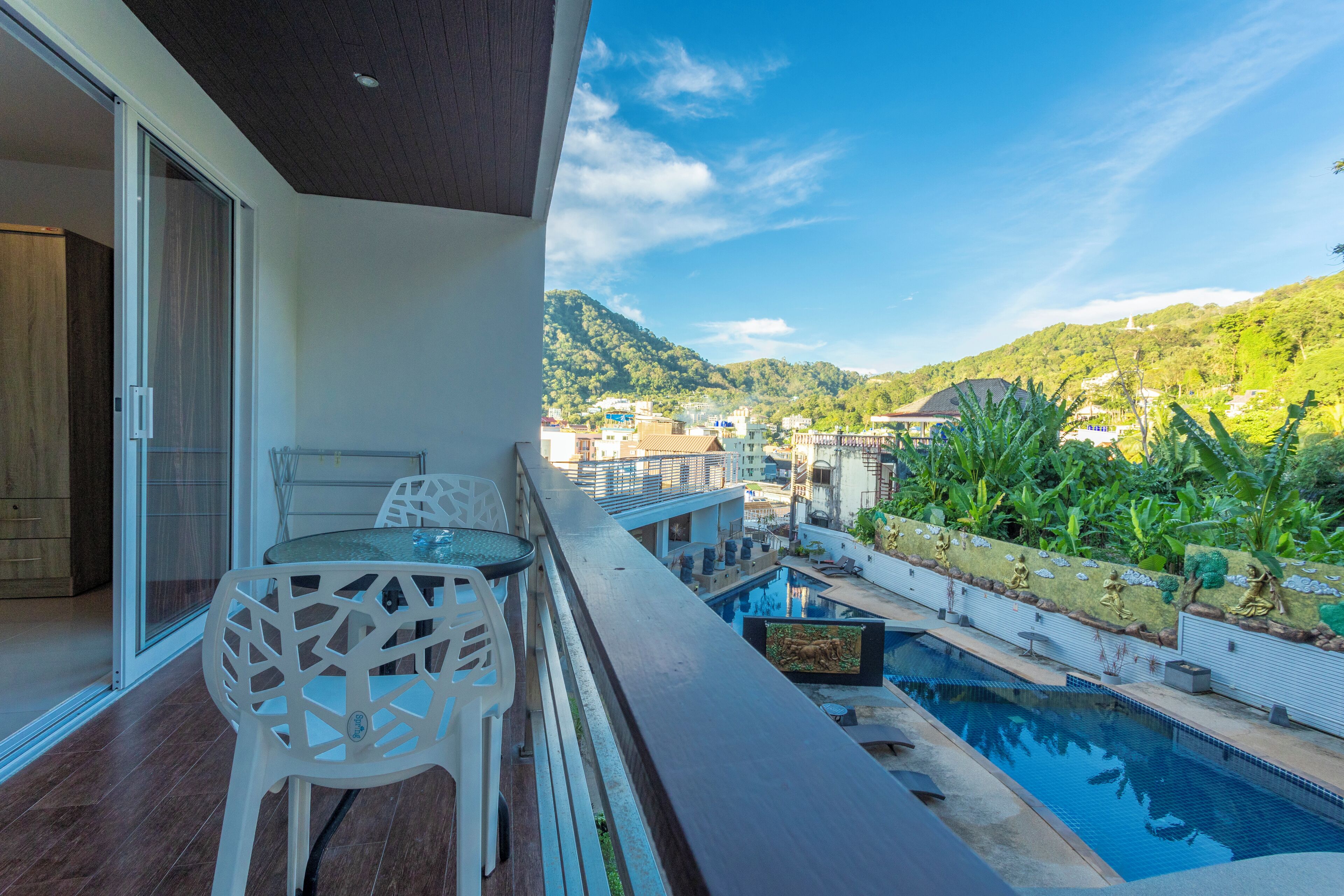 Apartemen, balkon | Pemandangan balkon