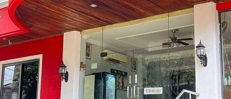 Majoituspaikan julkisivu