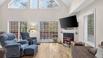 TV, video games, books, offices