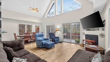 TV, video games, books, offices