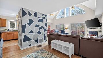 TV, video games, books, offices