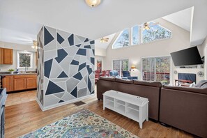 TV, video games, books, offices