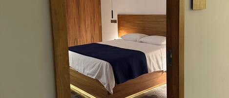 1 makuuhuone, vuodevaatteet