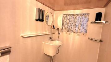 Family Double or Twin Room, Balcony, City View | Bathroom | Slippers