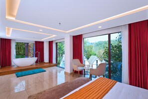 ห้องเพรสซิเดนเชียลสวีท, วิวหุบเขา | ตู้นิรภัยในห้องพัก, ผ้าม่านกันแสง, ห้องเก็บเสียง, เตารีด/โต๊ะรีดผ้า