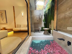 Romantic Double Room, Bathtub, Ground Floor | View from room