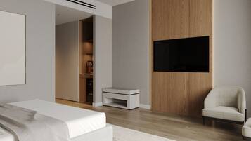 Deluxe Twin Room | Desk, blackout drapes, iron/ironing board, free WiFi