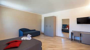 In-room safe, desk, blackout curtains, soundproofing
