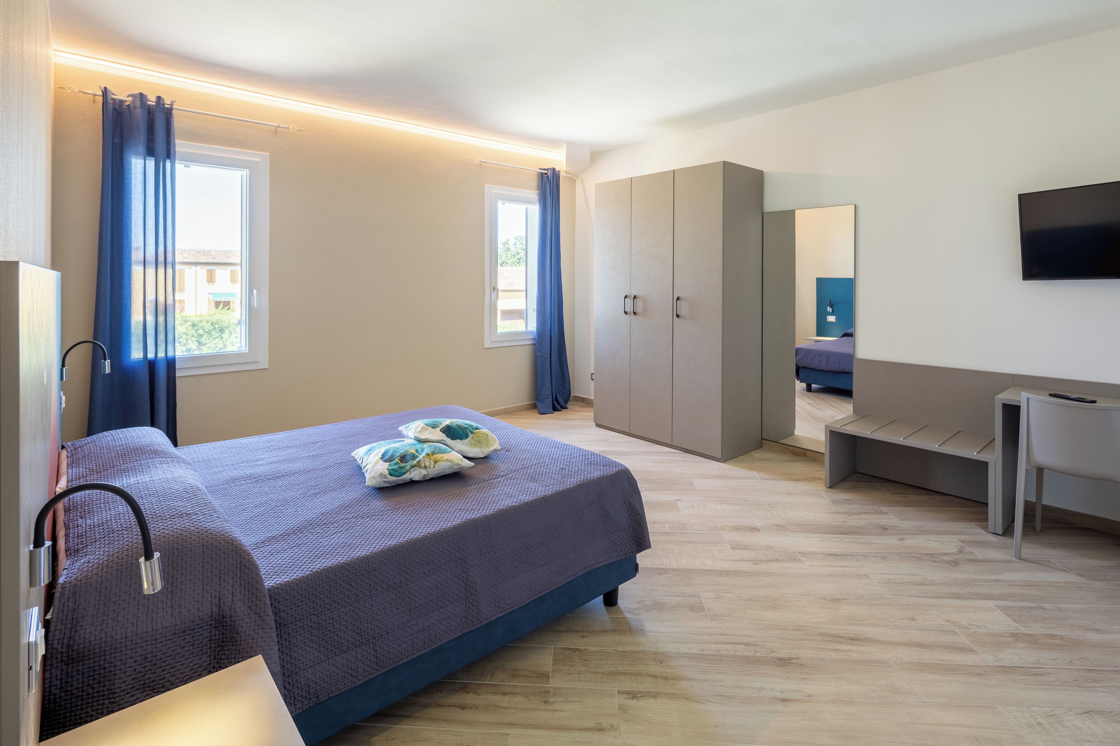 Chambre Double Supérieure, vue piscine
