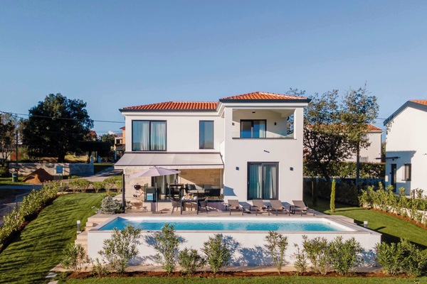 Exterior of the villa