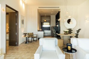 Smart TV, stereo - My Cave Blue | Iconic Designer Villa by the Sea (Rethymno)