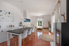 TV, fireplace, DVD player