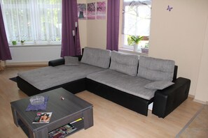 TV, DVD player, stereo
